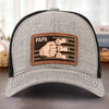 Together, We're Unstoppable - Family Personalized Custom Leather Patch Hat - Father's Day, Gift For Dad, Grandpa