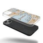Tied Together By Love - Family Personalized Custom 3D Inflated Effect Printed Clear Phone Case - Mother's Day, Gift For Mom, Grandma