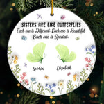 Better Together, Always And Forever - Bestie Personalized Custom 3D Inflated Effect Printed Ornament - Acrylic Custom Shaped - Gift For Best Friends, BFF, Sisters