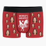 Custom Photo I Need You And I Want You - Couple Personalized Custom Boxer Briefs, Men's Boxers - Gift For Husband Wife, Anniversary