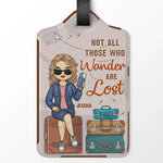 Go Where You Feel Alive - Travel Personalized Custom Luggage Tag - Holiday Vacation Gift, Gift For Adventure Travel Lovers