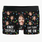 Custom Photo Bring Joy To His Regular Routine With Something Fun - Funny Personalized Custom Boxer Briefs, Men's Boxers - Christmas Gift For Boyfriend, Husband, Anniversary