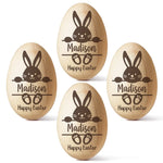 My First Easter Keepsake - Family Personalized Custom Wooden Egg Shaker - Easter Gift For Baby, Kids, New Moms
