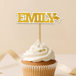 Graduation Never Tasted So Good - Family Personalized Custom Cake Toppers - Graduation Gift For Family
