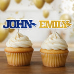 Graduation Never Tasted So Good - Family Personalized Custom Cake Toppers - Graduation Gift For Family