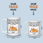 Custom Photo You’re Pawsitively The Best, Mom - Dog & Cat Personalized Custom Mug - Father's Day, Mother's Day, Gift For Mom, Dog Lovers
