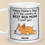 Custom Photo You’re Pawsitively The Best, Mom - Dog & Cat Personalized Custom Mug - Father's Day, Mother's Day, Gift For Mom, Dog Lovers