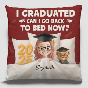 Oreiller personnalisé 3D gonflable pour la remise des diplômes - Cadeau de remise de diplôme pour les membres de la famille, les frères et sœurs