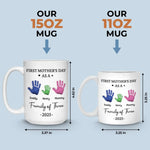 Our First Mother’s Day - Family Personalized Custom 3D Inflated Effect Printed Mug - Mother's Day, Baby Shower Gift, Gift For New Moms