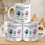 Our First Mother’s Day - Family Personalized Custom 3D Inflated Effect Printed Mug - Mother's Day, Baby Shower Gift, Gift For New Moms
