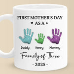 Our First Mother’s Day - Family Personalized Custom 3D Inflated Effect Printed Mug - Mother's Day, Baby Shower Gift, Gift For New Moms