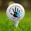 My First Hero With The Best Swing - Family Personalized Custom Golf Ball - Father's Day,  Gift For Sport Lovers, Sport Players, Dad, Grandpa