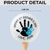 My First Hero With The Best Swing - Family Personalized Custom Golf Ball - Father's Day,  Gift For Sport Lovers, Sport Players, Dad, Grandpa