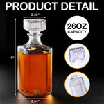 Off The Clock, On The Beach - Personalized Custom Glass Whiskey Bottle - Appreciation, Retirement Gift For Men, Husband, Dad