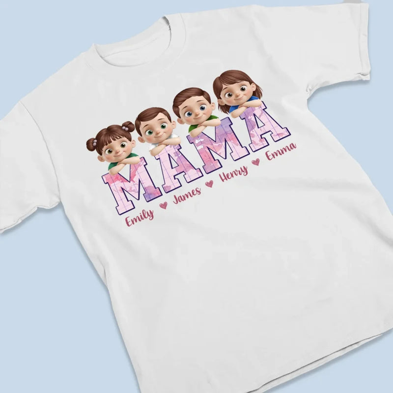 Built With Love - Family  Personalized Custom Unisex T-shirt, Premium T-shirt, Hoodie - Mother's Day, Gift For Mom, Grandma