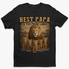 King Of The Pride Lands - Family Personalized Custom Unisex T-shirt, Premium T-shirt, Hoodie - Father's Day, Gift For Dad, Grandpa