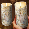 Let Your Light Shine - Family Personalized Custom 3D Inflated Effect Printed LED Candle - Gift For Yourself, Best Friends, Siblings, Family Members