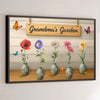 My Garden Of Joy - Family Personalized Custom Horizontal Poster - Mother's Day, Gift For Mom, Grandma