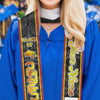 Graduation With Heart And Heritage - Family Personalized Custom Triangle Graduation Stole - Graduation Gift For Family Members, Siblings, Brothers, Sisters