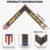 Graduation With Heart And Heritage - Family Personalized Custom Triangle Graduation Stole - Graduation Gift For Family Members, Siblings, Brothers, Sisters