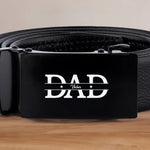 Built By Love, Held By Dad - Family Personalized Custom Printed Belt Buckle - Father's Day, Gift For Dad, Grandpa