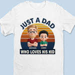 Just A Guy, Totally Owned By His Kids - Family Personalized Custom Unisex T-shirt, Premium T-shirt, Hoodie - Father's Day, Gift For Dad, Grandpa