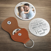 Custom Photo My First Hero, My Forever Friend - Family Personalized Custom Pocket Hug - Father's Day, Gift For Dad, Grandpa, Son, Daughter, Grandson, Granddaughter