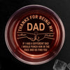 Meilleur papa, pas besoin de débats ! Verre à whisky personnalisé pour la famille ! Fête des pères, cadeau pour papa