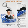 Custom Photo One Chapter Ends, Another Begins - Family Personalized Custom Shaped Acrylic Keychain - Graduation Gift For Family Members, Siblings, Brothers, Sisters