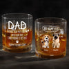 Bonne fête des pères à mon vendeur de friandises ! Verre à whisky personnalisé pour chien ! Cadeau pour la fête des pères, pour les propriétaires d'animaux et les amoureux des animaux.