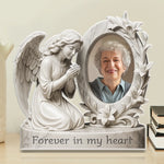 Custom Photo Your Love Is My Forever Light - Memorial Personalized Custom Acrylic Plaque Custom Shape - Sympathy Gift For Family Members