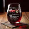 Custom Photo Doctor’s Orders, Sip And Relax - Family Personalized Custom Wine Glass - Gift For Yourself, Best Friends, Siblings, Family Members