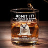 Chaque jour est la fête des pères quand je t'ai, Hooman - Verre à whisky personnalisé pour chien - Fête des pères, cadeau pour les propriétaires d'animaux, les amoureux des animaux