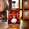 One Part Whiskey, Two Parts Legend - Family Personalized Custom Whiskey Bottle - Father's Day, Gift For Dad, Grandpa