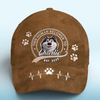Restez Pawsitive - Casquette personnalisée pour chien, casquette classique à imprimé intégral - Fête des Pères, cadeau pour les propriétaires d'animaux et les amoureux des animaux