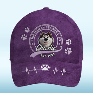 Restez Pawsitive - Casquette personnalisée pour chien, casquette classique à imprimé intégral - Fête des Pères, cadeau pour les propriétaires d'animaux et les amoureux des animaux