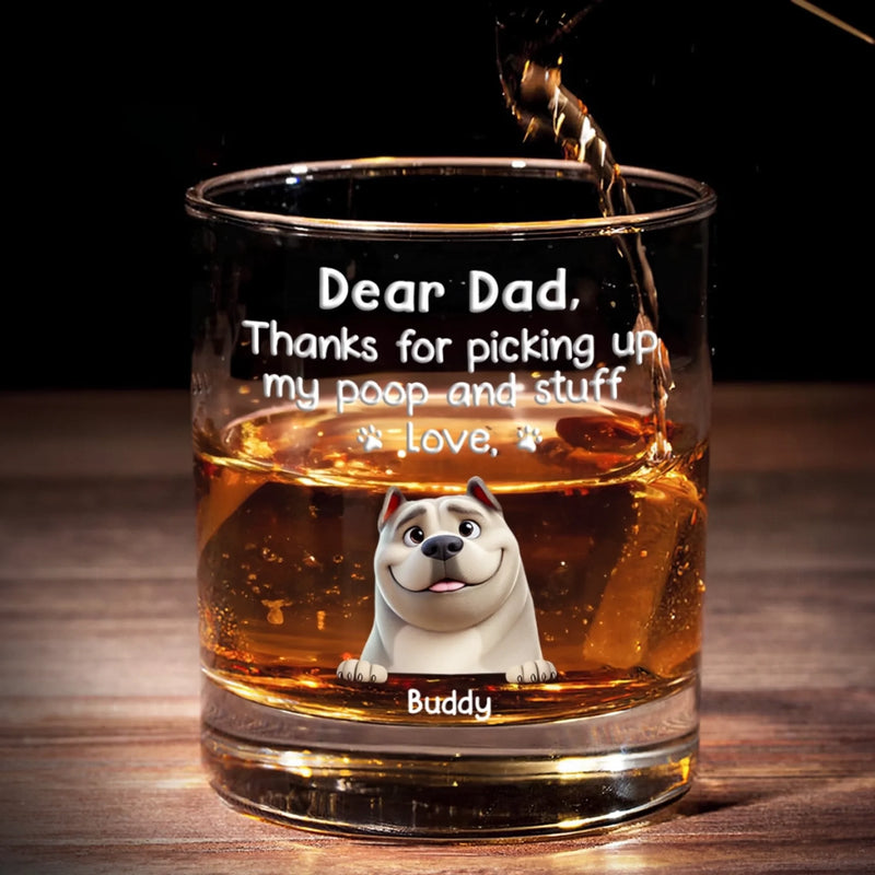 Loyalty Comes In Fur - Dog Personalized Custom Whiskey Glass - Father's Day, Gift For Pet Owners, Pet Lovers
