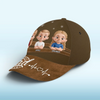 Cool Dad Cool Vibes - Family Personalized Custom Hat, All Over Print Classic Cap - Father's Day, Gift For Dad, Grandpa