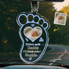 Porte-photo personnalisé pour bébé - Décoration de voiture personnalisée en acrylique - Cadeau pour la fête des pères