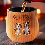 Fur Real, You're The Best - Dog Personalized Custom Wooden Whiskey Glass - Father's Day, Gift For Dad, Dog Lovers