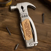 Fabriqué avec amour, papa - Marteau multi-outils personnalisé pour la famille - Fête des pères, cadeau pour papa, grand-père