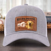 Pup’s Favorite Human - Dog Personalized Custom Leather Patch Hat - Father's Day, Gift For Pet Owners, Pet Lovers