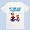 Le lien le plus fort jamais créé - T-shirt unisexe personnalisé pour la famille, t-shirt premium, sweat à capuche - Fête des pères, cadeau pour papa, fille, fils