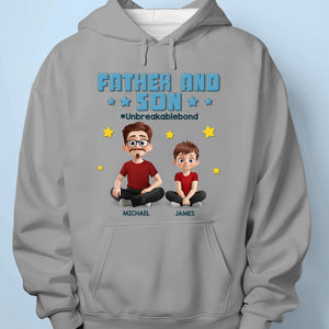 Le lien le plus fort jamais créé - T-shirt unisexe personnalisé pour la famille, t-shirt premium, sweat à capuche - Fête des pères, cadeau pour papa, fille, fils