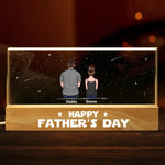 I Am Their Father - Family Personalized Custom Acrylic Letters 3D LED Night Light - Father's Day, Gift For Dad