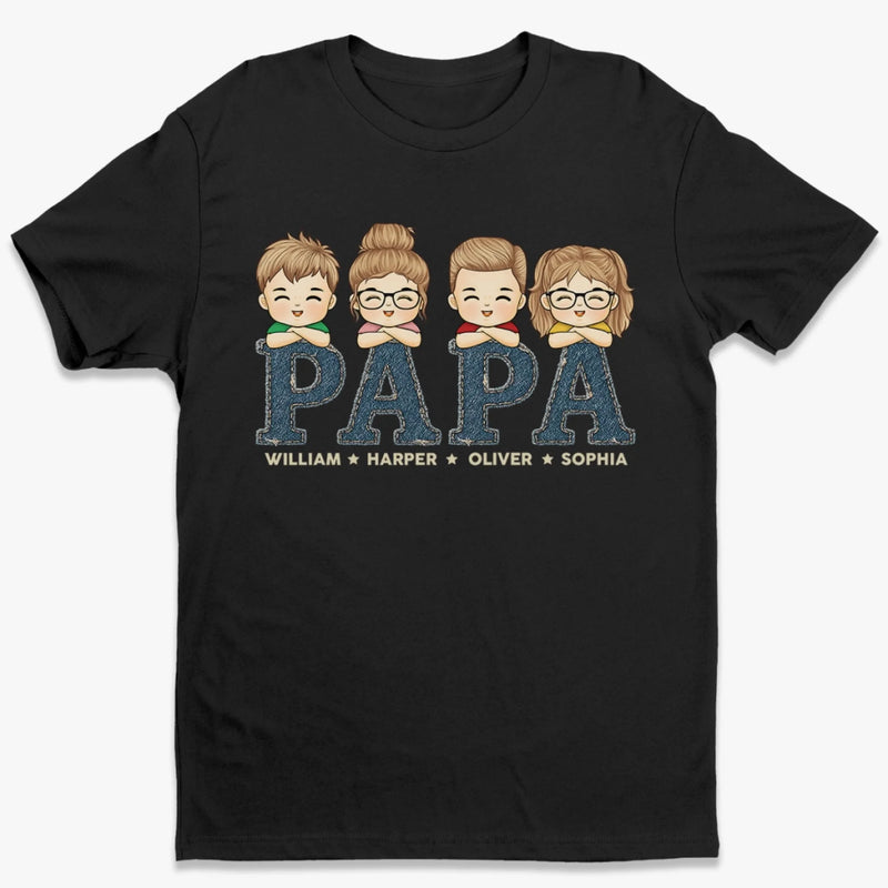 We Make You Proud And Tired - Family Personalized Custom Unisex T-shirt, Premium T-shirt, Hoodie - Father's Day, Gift For Dad, Grandpa