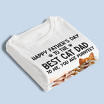 Fist Bumps And Furballs Since Day One - Dog & Cat Personalized Custom Unisex T-shirt, Premium T-shirt, Hoodie - Father's Day,  Gift For Dad, Pet Owners, Pet Lovers