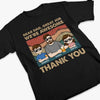 Dear Dad, Thanks For Being Awesome - Family Personalized Custom Unisex T-shirt, Premium T-shirt, Hoodie - Father's Day, Gift For Dad, Grandpa