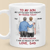 Je suis toujours fier de toi - Mug personnalisé pour la famille - Fête des pères, cadeau pour fils
