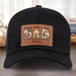 Custom Photo Thanks For Loving Me At My Messiest - Dog & Cat Personalized Custom Leather Patch Hat - Father's Day, Gift For Pet Owners, Pet Lovers